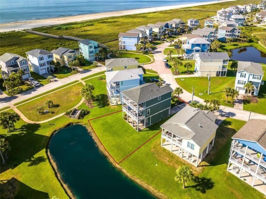 Ocean View House At Pointe West Villa Galveston Exterior photo